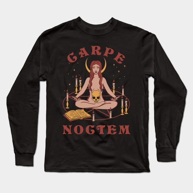 Carpe Noctem Long Sleeve T-Shirt by thiagocorrea